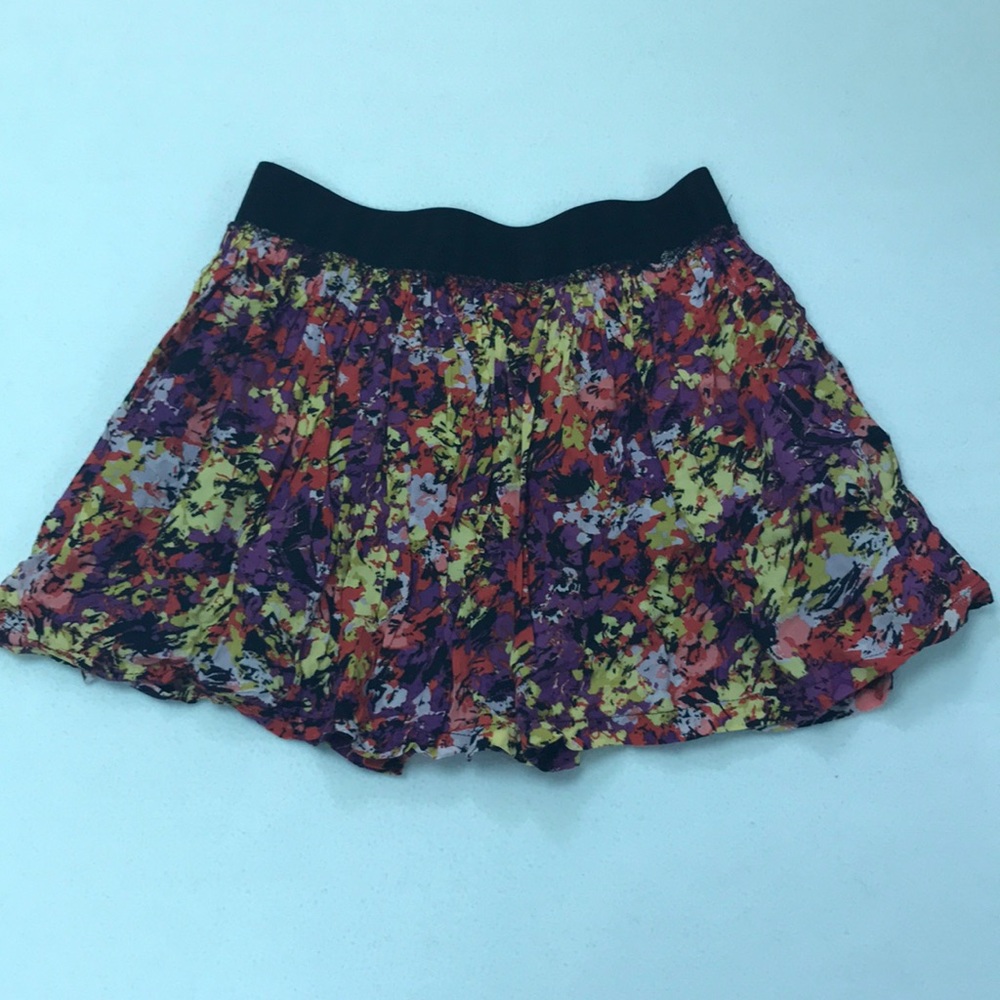 Colorful Forever 21 skater skirt
